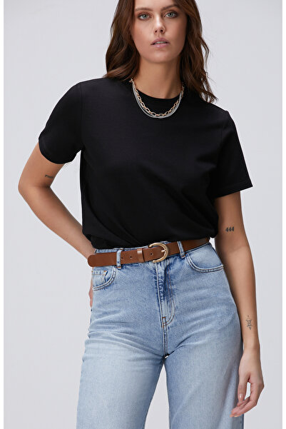 Network Siyah Basic T-shirt
