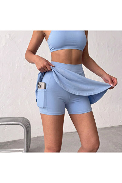 Nordmende Athletic Skirt with Stretchy Lycra Pockets - Tennis Skirt