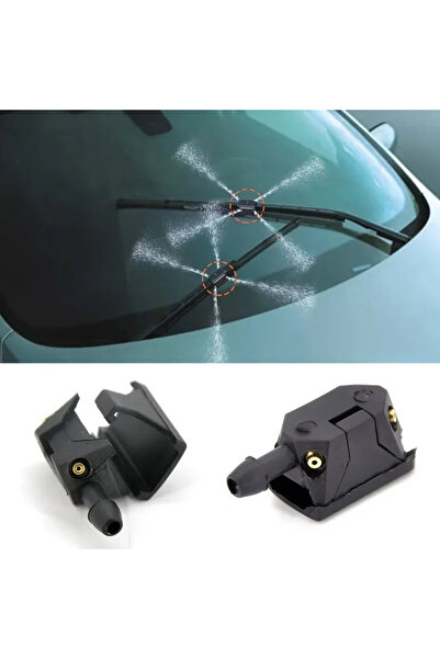 Choice 2pcs Car Windshield Wiper Blade Washer Nozzle Adjustable 4 Way Upgrade...