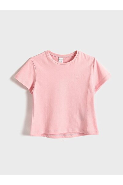 LC Waikiki Crew Neck Basic Girls' T-Shirt (S5)