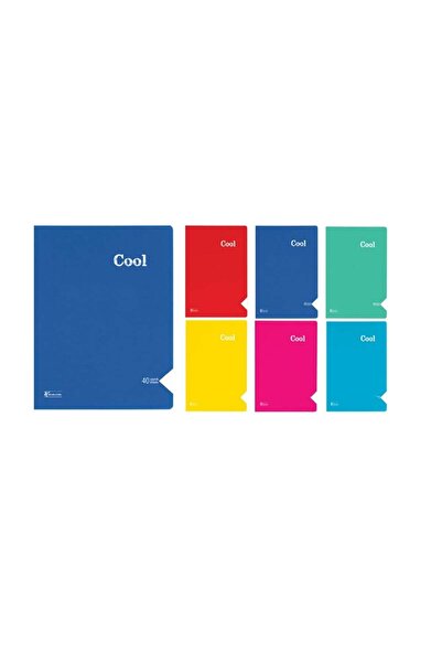 KESKİN COLOR Notebook A4 Plastic Cover Spiral Cool 96 Sheets Lined