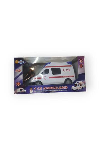 Duman Oyuncak FULL FONKSİYON UZAKTAN KUMANDALI ŞARJLI AMBULANS ARACI
