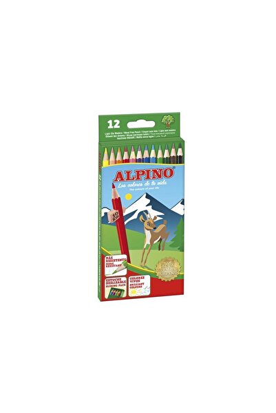 CEM KIRTASİYE Dry Paint- Alpino Classic 12 Colors Long-Lasting