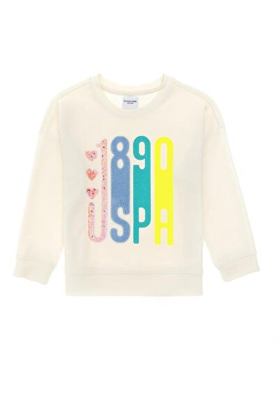 U.S. Polo Assn. Girl's 1946062 Sequin 1980 Sweatshirt Gk5195