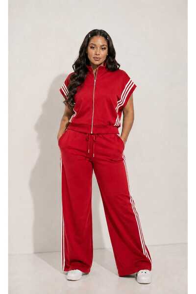 HANIQA Stripe Detailed Suit
