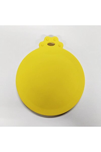 Choice3 yellow Food-grade silicone pet food lids, reusable, BPA-free, suitabl...