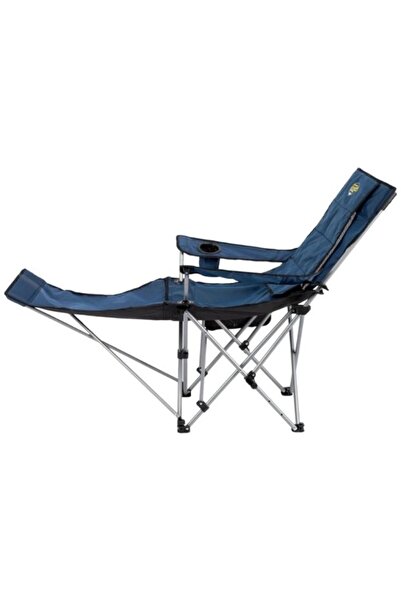 Funky Chairs Lazy 4 Katlanabilir Kamp ve Plaj Sandalyesi – Ayak Uzatmalı, 3 Kademeli Şezlong, Yastıklı, Bardaklıklı, Fileli Filesiz Kullanım İmkanı