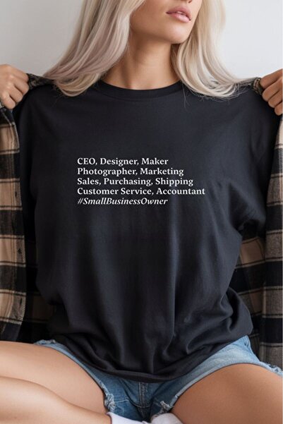 Generic Brand Unisex Oversize 24/1 Combed Cotton Dtf Printed T-Shirt - Dtf285...