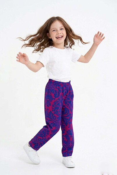 Fulla Moda cu model Pantaloni pentru fete cu talie elastică