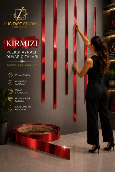 Arıkoğlu Reklam ve Yapı LucitArt Studio 1 mm Kendinden Yapışkanlı Pleksi Ayna...