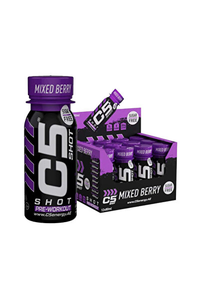 C5 SHOT Pre - Workout Drink | 80ml Liquid Shot | 200mg Caffeine - Mixed Berry...