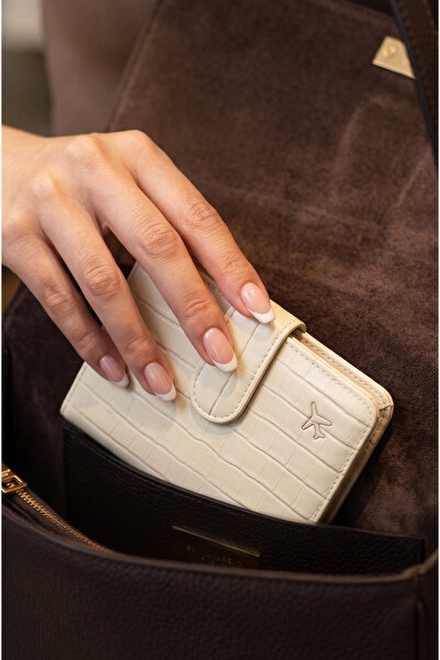 Mazel Design 763 غطاء جواز سفر بنمط التمساح، غطاء للرخصات، محمي بتقنية RFID