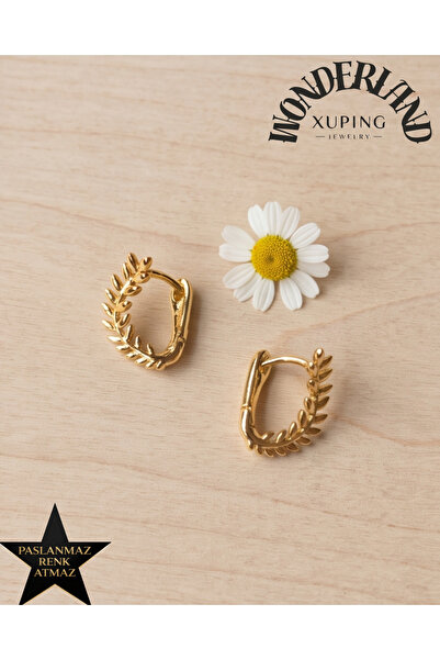XUPING JEWELRY Xuping 14K Altın Renginde Zarif Günlük Kadın Küpe