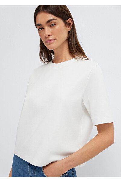 Mavi Ecru Basic T-Shirt Regular Fit / Normal Cut 1614218-80194