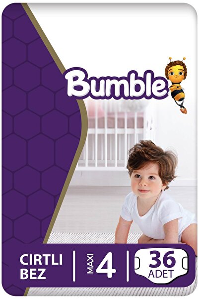 Bumble Size 4 Maxi Baby Diaper 7-14 kg 36 Pieces