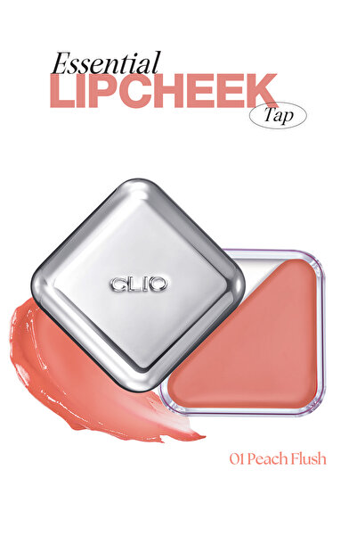 CLIO Dudak ve Yanak Renklendirici Parlak Balm Essential Lipcheek Tap (01 Peac...