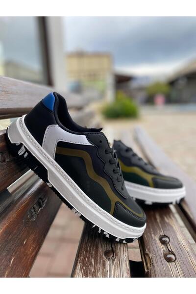 Pierre Cardin بيير كاردين حذاء رياضي متوسط للرجال 92130 PC كاجوال أسود