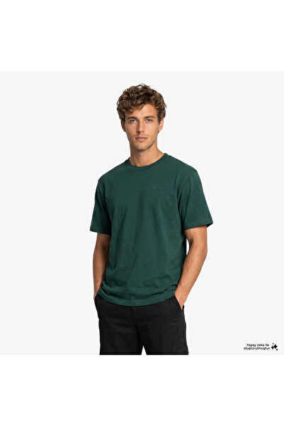 KARL KANI Signature Washed Oversized Men's Green T-Shirt