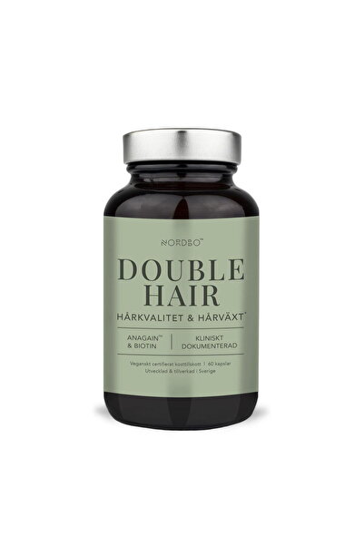 NORDBO Double Hair (Complex de Biotina pentru Regenerarea Parului) 60cps