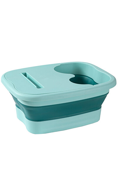 Choice4 green-lid Foldable Footbath Massage Bucket Soaking Bucket Folding Bas...