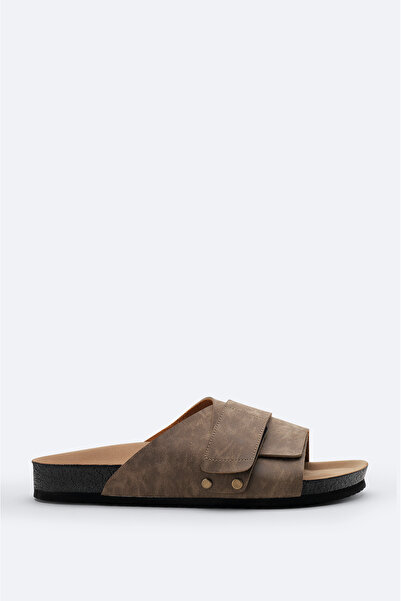Avva Men's Mink Single Strap Lightweight Comfortable Sole Sandals Slippers A6...