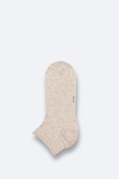 Avva Men's Light Beige Bamboo Booties Socks B008556