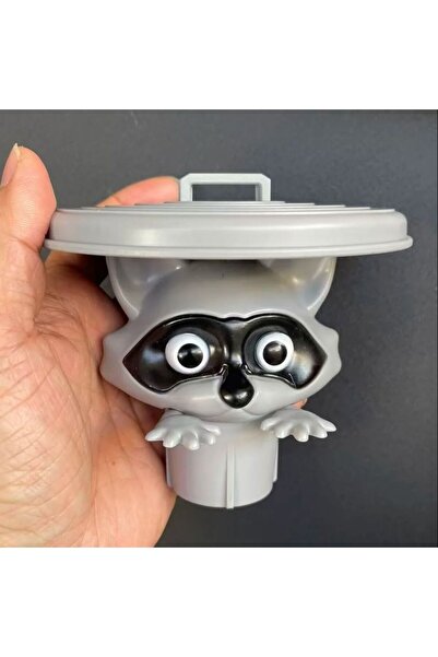 Choice3 1pc gray Raccoon Cute Raccoon Dog Sheep Toilet Paper Holder Playful B...