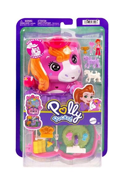 Polly Pocket Midilliyle Rodeo Heyecanı Mikro Oyun Seti JCR39
