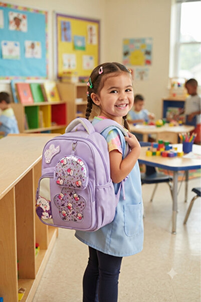 CANLOOR Waddell Twill Transparent Patterned Sweet Cute Girl Nursery Kindergar...