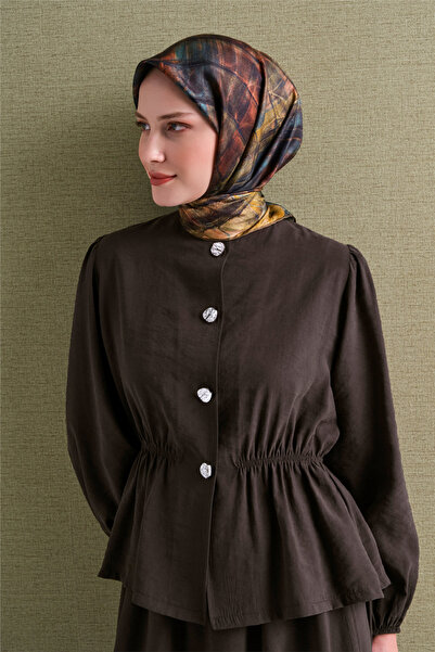 Armine Saf İpek Twill Eşarp 9635D 02