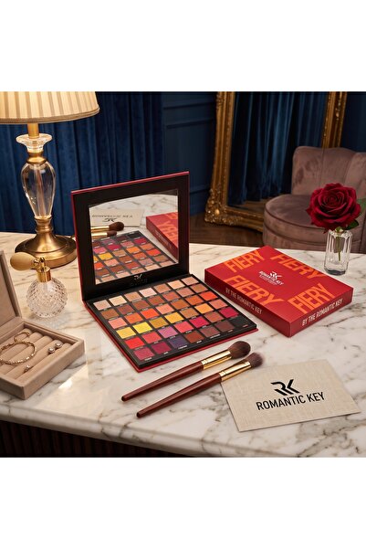 ROMANTIC KEY Palette Faire 42 Colors - Warm and Bold Eyeshadow