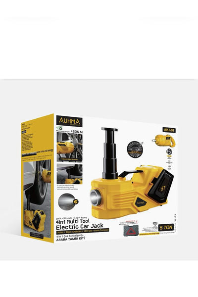 auhma AHJ-01 5 Ton Kaldırma Kapasiteli 4'ü 1 Arada;Kaldırma,Bijon Sökme,Fener...