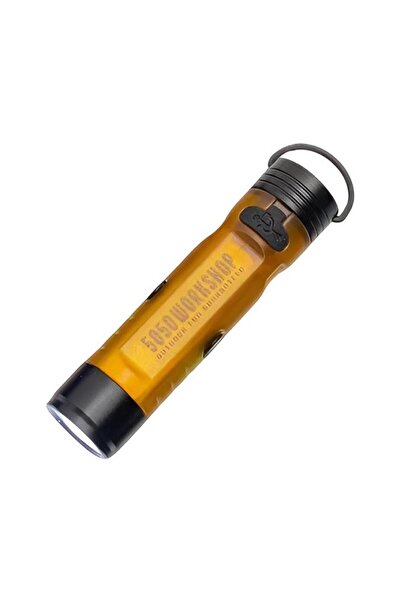 Choice3 مصباح يدوي صغير أصفر من Gopeak مع مشبك للمفاتيح، إضاءة LED للطوارئ طو...