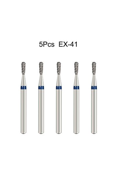 Choice36 EX 41 5 قطع/كيس رؤوس حفر أسنان ماسية FG 1.6 مم لقبضة الأسنان عالية ا...