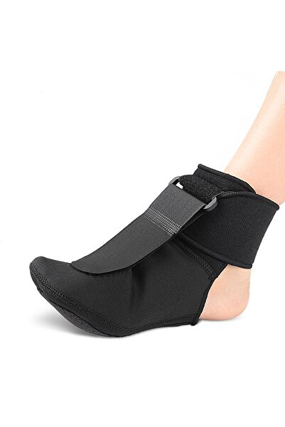 Choice1 Medium black BraceAbility Plantar Fasciitis Night Splint Sock-Soft Pl...