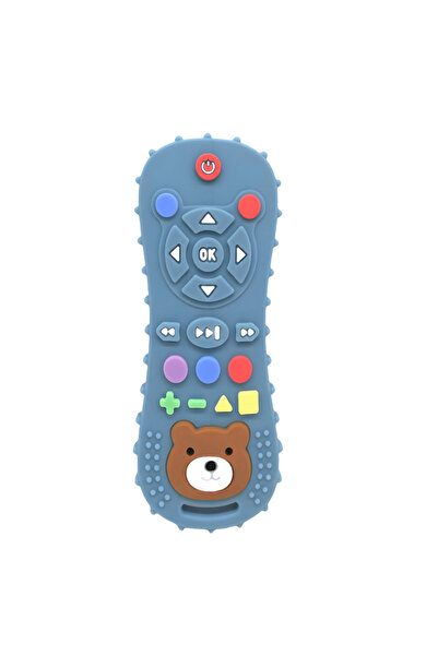 Choice 2025 Blue 1/3PCS Baby Remote Control Teether Silicone Baby Anti-Eating...