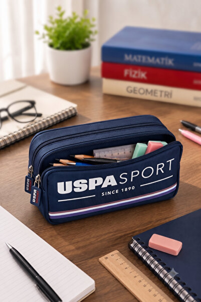 U.S. Polo Assn. 24445-24438-2440-24436-24442 Kalemlk School Bag Pencil Case D...