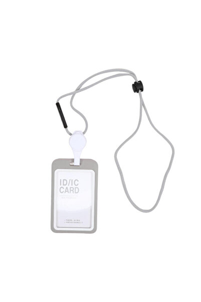 Choice4 Gray Vertical Nursing Credential Holder Retractable Card Holder Remov...