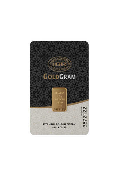 İGR 2.5 gr 999.9 IAR Gram Külçe Altın