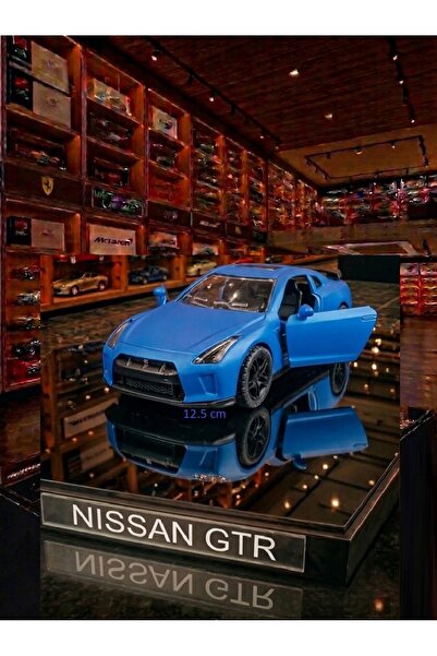 OYUNCAKSAHİLİ Nissan Gtr St Metal Araba Kapılar Açılır 12.5cm Nıssan Geri Çek...