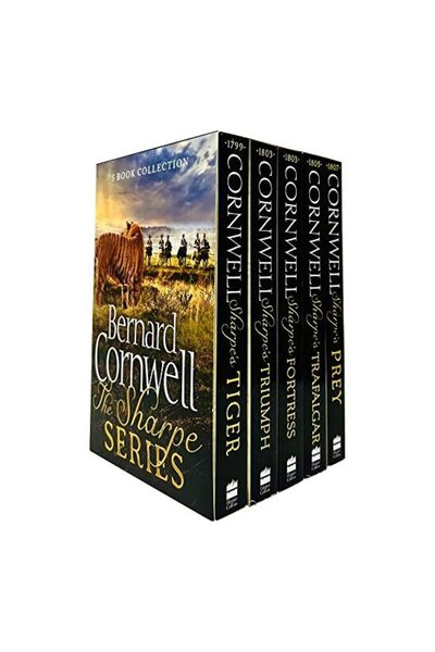 Harper Collins Sharpe Series Books 1 - 5 Collection Box Set by Bernard Cornwell