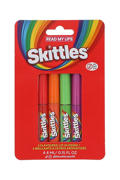 read my lips Skittles Set 4 Lucii de Buze – Set Cadou cu Arome Fructate