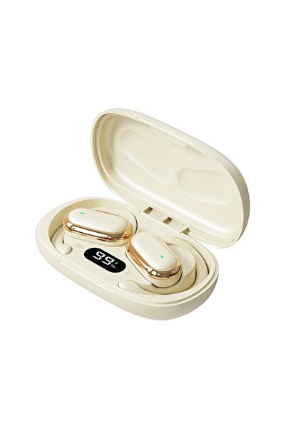 Choice Skin Color Wireless Bluetooth Earphones, Ear-hook Earbuds Power Displa...