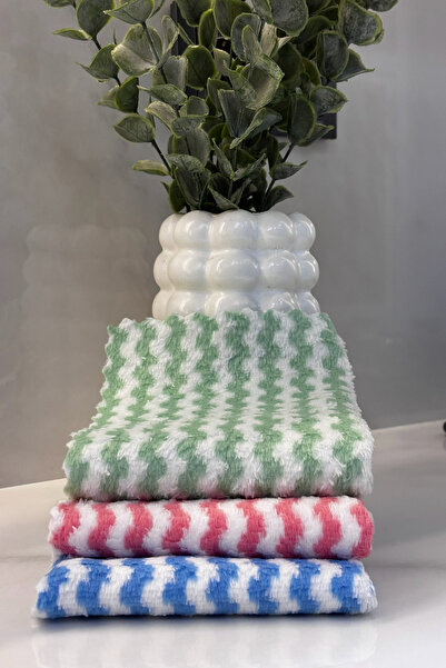 M.Y. TASO ( 3 Adet ) Mikrofiber Yumuşak Dokulu Temizlik Bezi 30*30 Cm Mutfak ...
