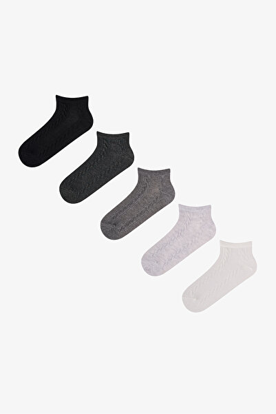 Penti Classical Jacquard 5-Pack Bootie Socks