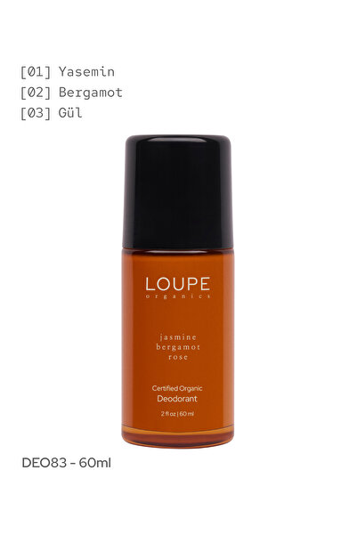 Loupe Organics Deo83 60 ml | Bioaktif Deodorant. Sertifikalı Organik. %100 Do...