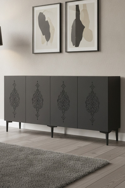 CENEYRA KA1529A HÜMA Konsol ve Tv Sehpası Antrasit 150cm