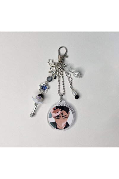 Choice Alien Stage-white Anime Alien Stage IVAN & TILL Keychain Heart Bow Pho...