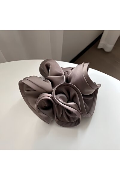 Choice7 3 Deep purple Korean Big Hair Tie Ribbon Scrunchies Satin Elastic Hai...