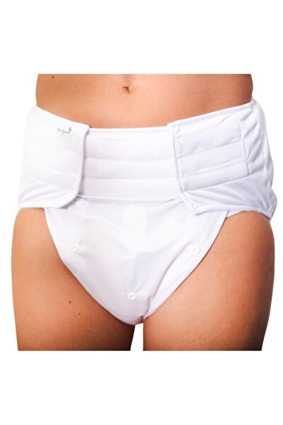 Pupus Scutec reutilizabil pentru adulți cu inserție - ALB - mărimea S/M/L - s...